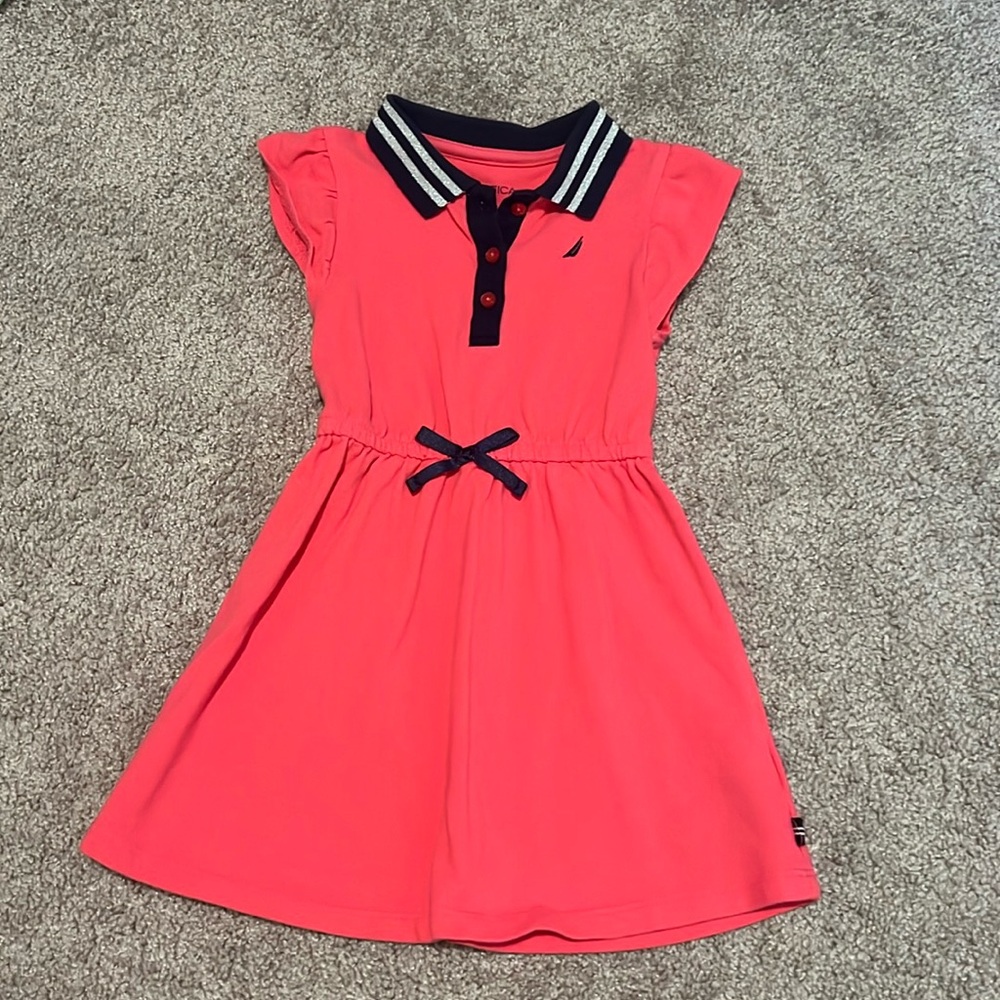 Nautica pink dress size 4T